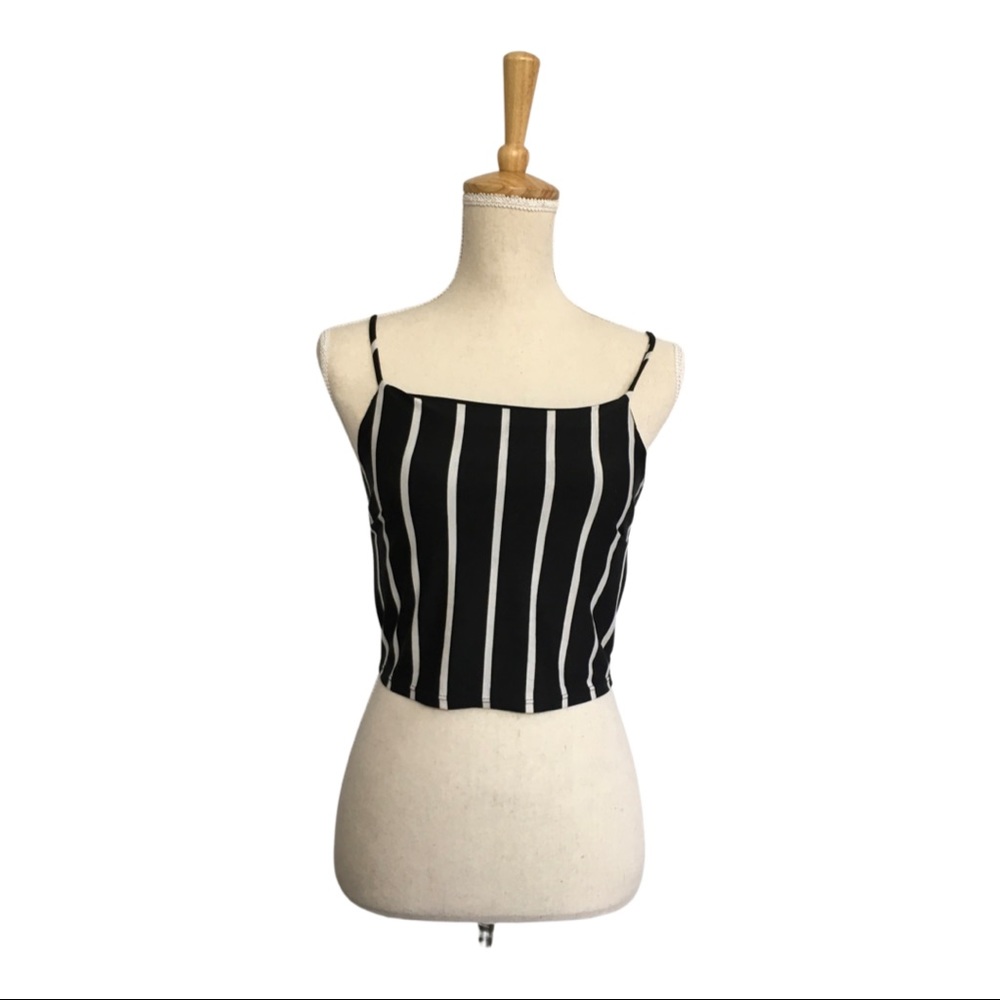Stripped Crop Top